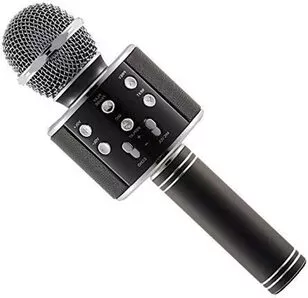ميكروفون WS-858 بلوتوث لاسلكي كاريوكي 