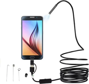 منظار 3 في 1 مقاوم للماء كاميرا IP67 مع 6 مصابيح LED